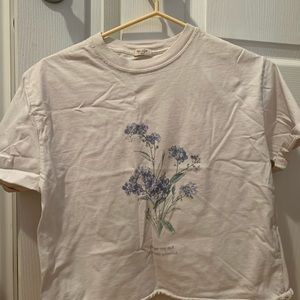 Brandy melville flower shirt